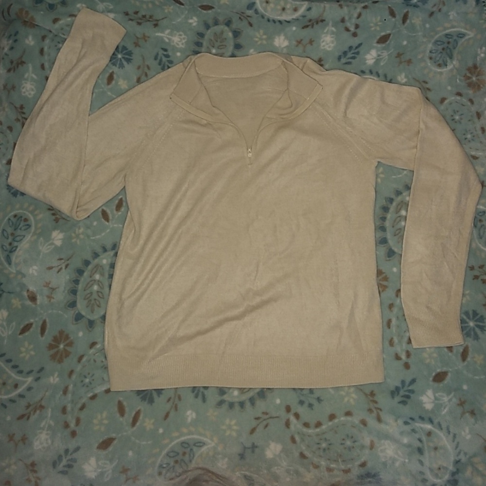 Soft cream colored sweater